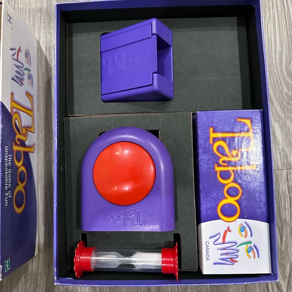 Vintage 2000 Edition Hasbro Taboo Board Game - Picture 4 of 7
